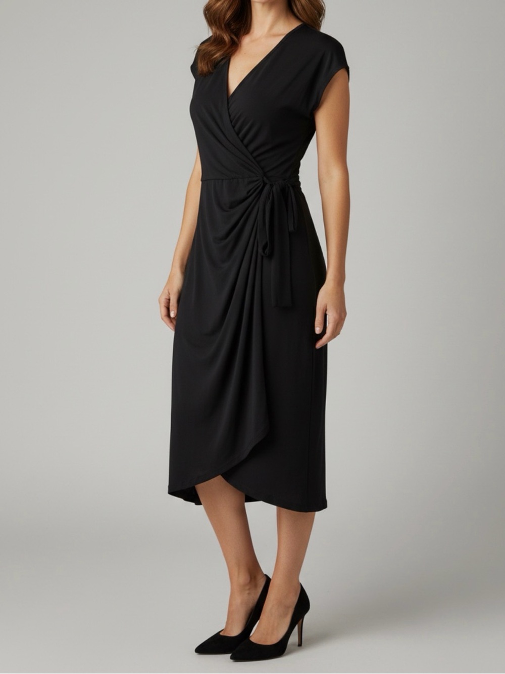 Maggy London Oakley Wrap Midi Dress
